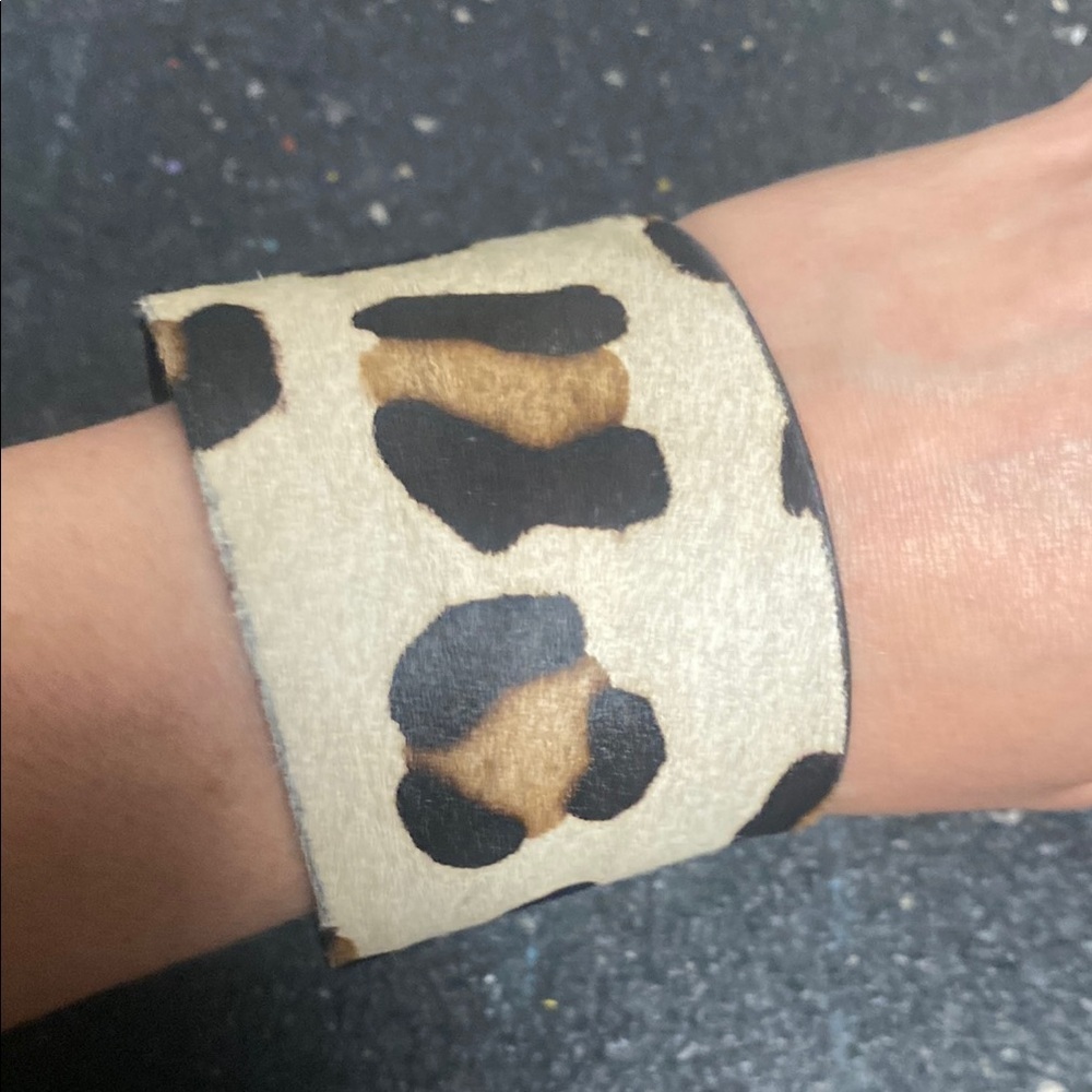 Marvin Schiff Leopard Print Cuff Bracelet